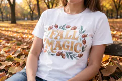 Gingham Autumn Flora Sublimation Product Image 4