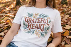 Gingham Autumn Flora Sublimation Product Image 5