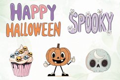 Groovy Halloween Clipart Sublimation Product Image 3