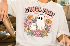 Groovy Halloween Mom PNG, Ghoul Mom Sublimation Design Product Image 2