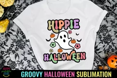 Hippie Halloween I Groovy Halloween Sublimation I Retro Halloween PNG