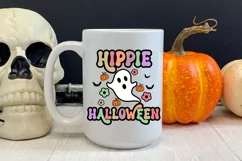 Hippie Halloween I Groovy Halloween Sublimation I Retro Halloween PNG
