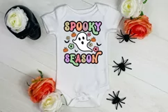 Spooky Season Groovy Halloween Sublimation I Retro Halloween PNG