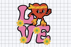 Groovy Love topper 3D SVG Product Image 2