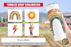 Groovy Mama Vintage Tumbler Product Image 1