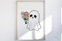 Groovy Pastel Halloween SVG PNG Clipart Product Image 4
