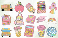 Groovy School Clipart Bundle SVG Product Image 6