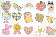 Groovy School Clipart Bundle SVG Product Image 5
