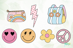 Groovy School Clipart Bundle SVG Product Image 3