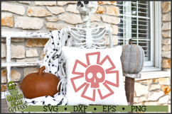 Groovy Skull Flowers SVG Files Product Image 6