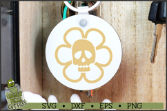 Groovy Skull Flowers SVG Files Product Image 5