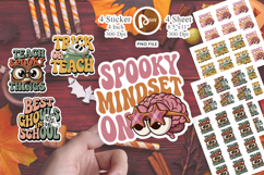 Spooky Teacher Halloween Sticker Product Image 1