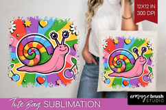 Groovy Tote Bag - Summer Tote Bag PNG Sublimation Product Image 1