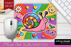 Groovy Mouse Pad Sublimation - Summer Mousepad PNG Product Image 1
