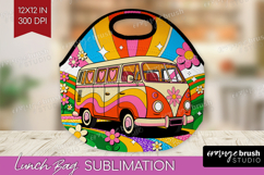 Groovy Lunch Bag - Summer Lunch Bug PNG Sublimation Product Image 1