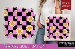 Groovy Tote Bag - Summer Tote Bag PNG Sublimation Product Image 1