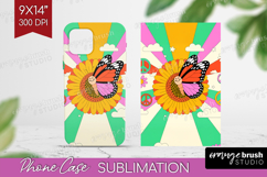 Groovy Phone Case PNG - Summer Case PNG Sublimation Product Image 1