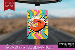 Groovy Air Freshener PNG - Summer PNG Sublimation Product Image 1