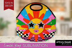 Groovy Lunch Bag - Summer Lunch Bug PNG Sublimation Product Image 1