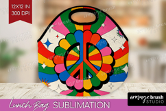 Groovy Lunch Bag - Summer Lunch Bug PNG Sublimation Product Image 1