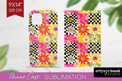 Groovy Phone Case PNG - Summer Case PNG Sublimation Product Image 1