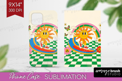 Groovy Phone Case PNG - Summer Case PNG Sublimation Product Image 1