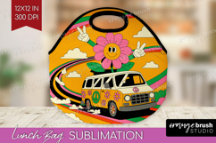 Groovy Lunch Bag - Summer Lunch Bug PNG Sublimation Product Image 1