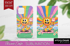 Groovy Phone Case PNG - Summer Case PNG Sublimation Product Image 1