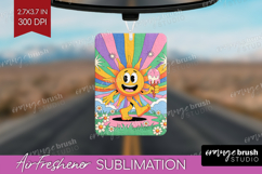 Groovy Air Freshener PNG - Summer PNG Sublimation Product Image 1