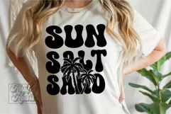Sun Salt Sand SVG - Summer SVG - Sunshine - Beach Palm Tree Product Image 2
