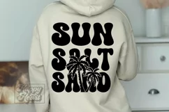 Sun Salt Sand SVG - Summer SVG - Sunshine - Beach Palm Tree Product Image 1