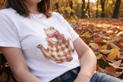Teacup Autumn Animals Sublimation Product Image 2