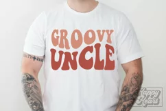 Groovy Uncle SVG - Birthday Family Retro Groovy Wavy Vintage Product Image 2