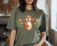 Embroidered Groundhog | Groundhog Day | SVG Product Image 2