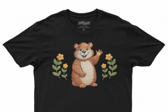 Embroidered Groundhog | Groundhog Day | SVG Product Image 4
