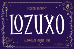 Lozuxo Display Playful Font Product Image 1