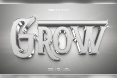 Grow 3D editable text effect Product Image 1