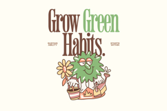Grow Green Habits, Environment Graphic T-shirt Product Image 1
