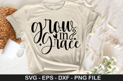 Grow in grace SVG - Faith Christian Design Product Image 1