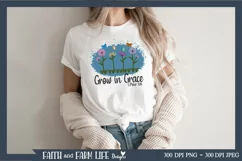 Grow in Grace | Watercolor Sublimation Product Image 1