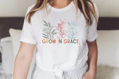 Grow In Grace SVG, Christian SVG Design, Faith SVG Product Image 2