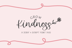 Grow Kindness Font Duo - Script and Serif Product Image 1