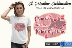 st Valentines Day Sublimation, Love Quotes Sublimation PNG Product Image 10