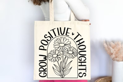 Grow Positive Thoughts SVG Design Product Image 3