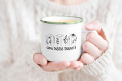 Grow positive thoughts SVG, wildflower svg, meadow SVG Product Image 3