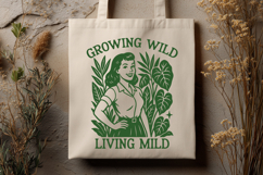 Retro Plant Ladies SVG PNG Bundle | 10 Plant Lover Designs Product Image 3