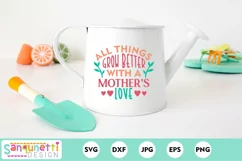 Grow with a Mother's Love- Mother's Day SVG design Product Image 1