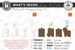 Kids Growth Chart Ruler Laser Cut | Height Tracker | Nursery Product Image 3