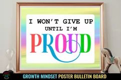 Growth Mindset Poster I Bulletin Board Posters I Classroom Motivational Posters