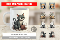Mug Wrap Grumpy Kitty Product Image 1